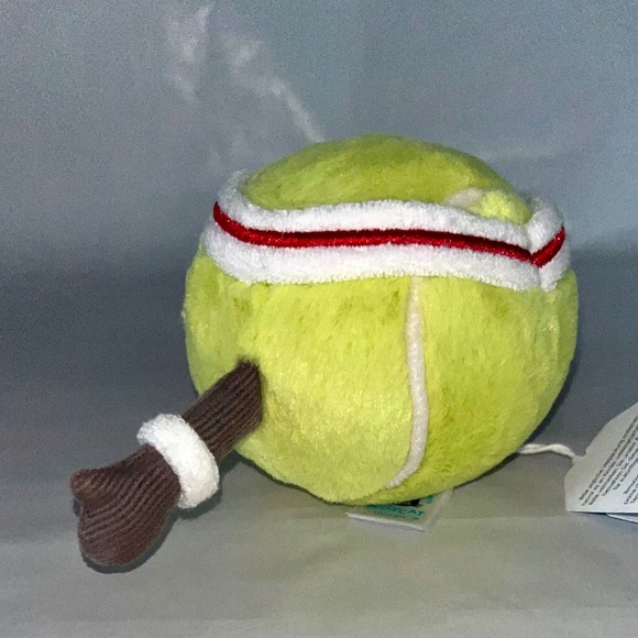 Jellycat Amusable Sports Tennis Ball Plush NWT - Picture 3 of 8